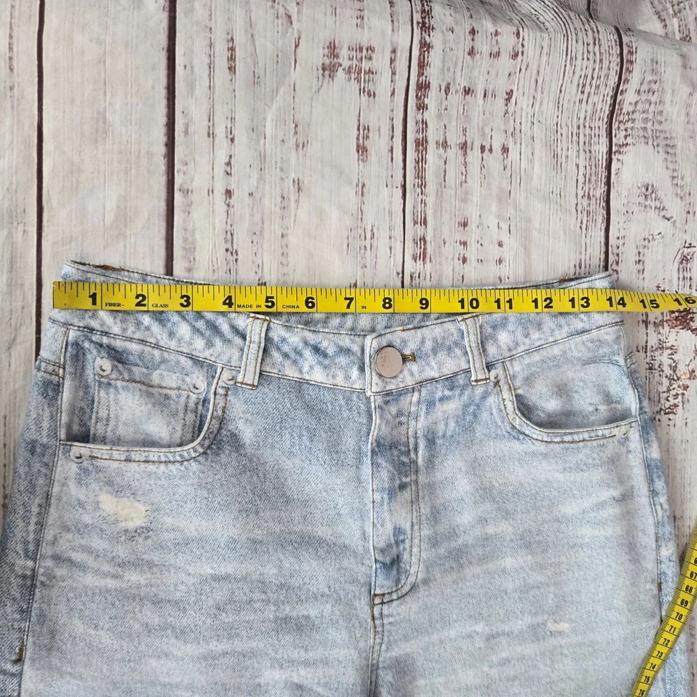 Joie Wide Leg Capri Jeans S/P Light Wash High Rise Cut Off Boho Festival Minimal